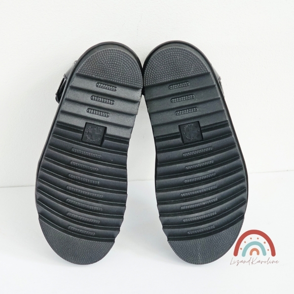 New! Dr. Martens Blaire Black Patent Leather Strap Sandals EU 38 - Picture 15 of 16